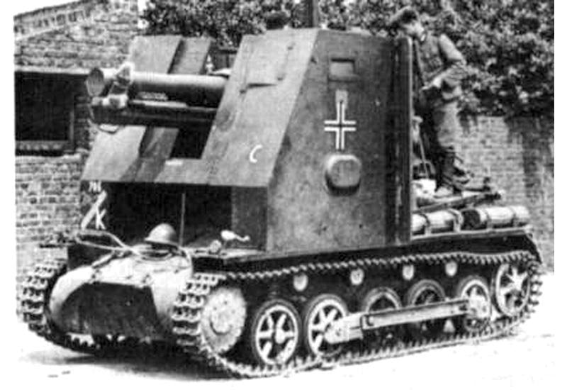 Sig 33 Auf Geschutzwagen Self Propelled Artillery A4 Photo Print