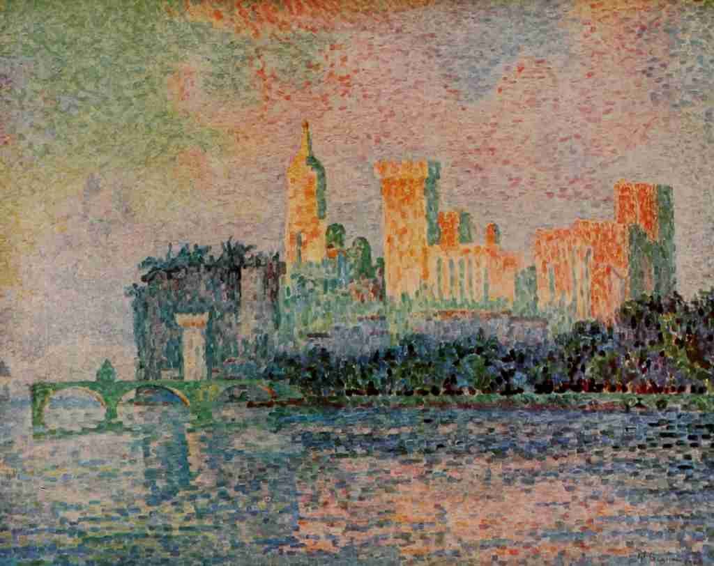 Signac Paul 1863 1935 Le Chateau de Papes A4 Photo Print