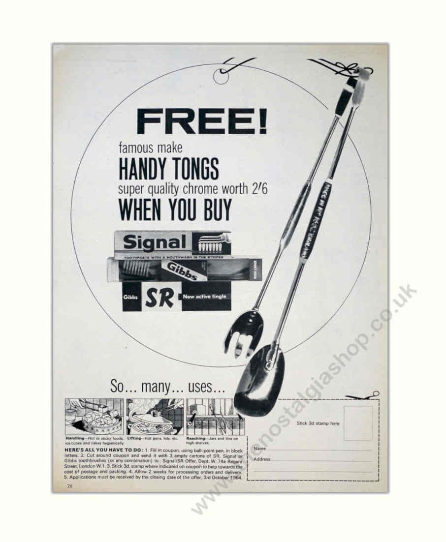 Signal Sr Tongues Vintage Retro Advert Poster A4 Photo Print