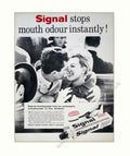 Signal Toothpaste Women Vintage Retro Advert Poster A4 Photo Print
