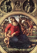 Signorelli LucMadonnAnd Child A4 Photo Print