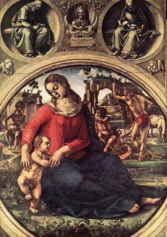 Signorelli LucMadonnAnd Child A4 Photo Print