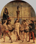 Signorelli LucThe Scourging Of Christ A4 Photo Print