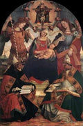 Signorelli LucThe Trinity The Virgin And Two Saints A4 Photo Print