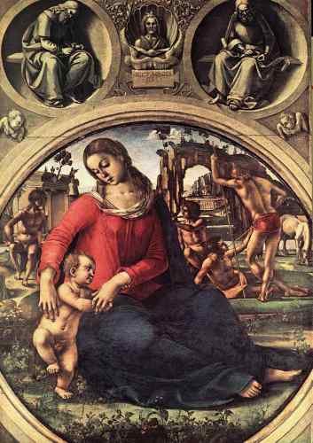 Signorelli Luca Madonna And Child  A4 Photo Print
