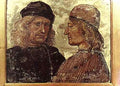 Signorelli Luca Self Portrait With Vitelozzo Vitelli  A4 Photo Print