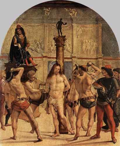 Signorelli Luca The Scourging Of Christ  A4 Photo Print