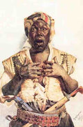 Signorini Giuseppe Signorini G The Startled Arab 5 A4 Photo Print