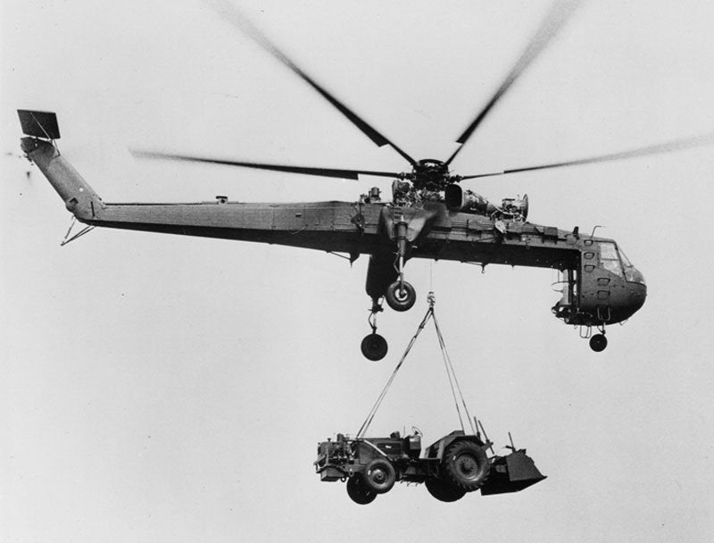 Sikorsky Ch54 Skycrane 30 A4 Photo Print