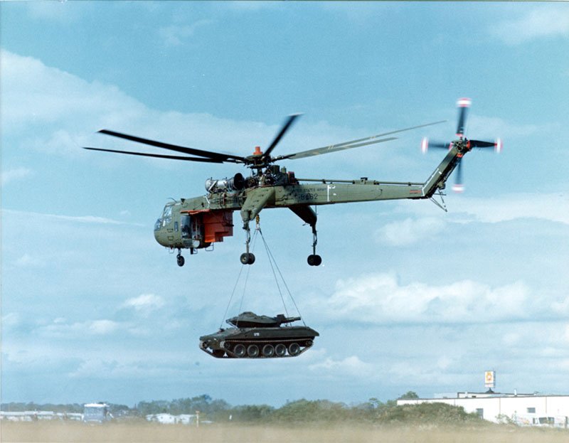 Sikorsky Ch54 Skycrane 5 A4 Photo Print