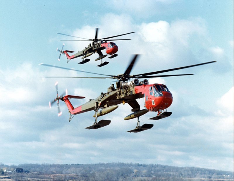 Sikorsky Ch54 Skycrane 9 A4 Photo Print