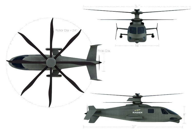 Sikorsky S97 Raider 2 A4 Photo Print
