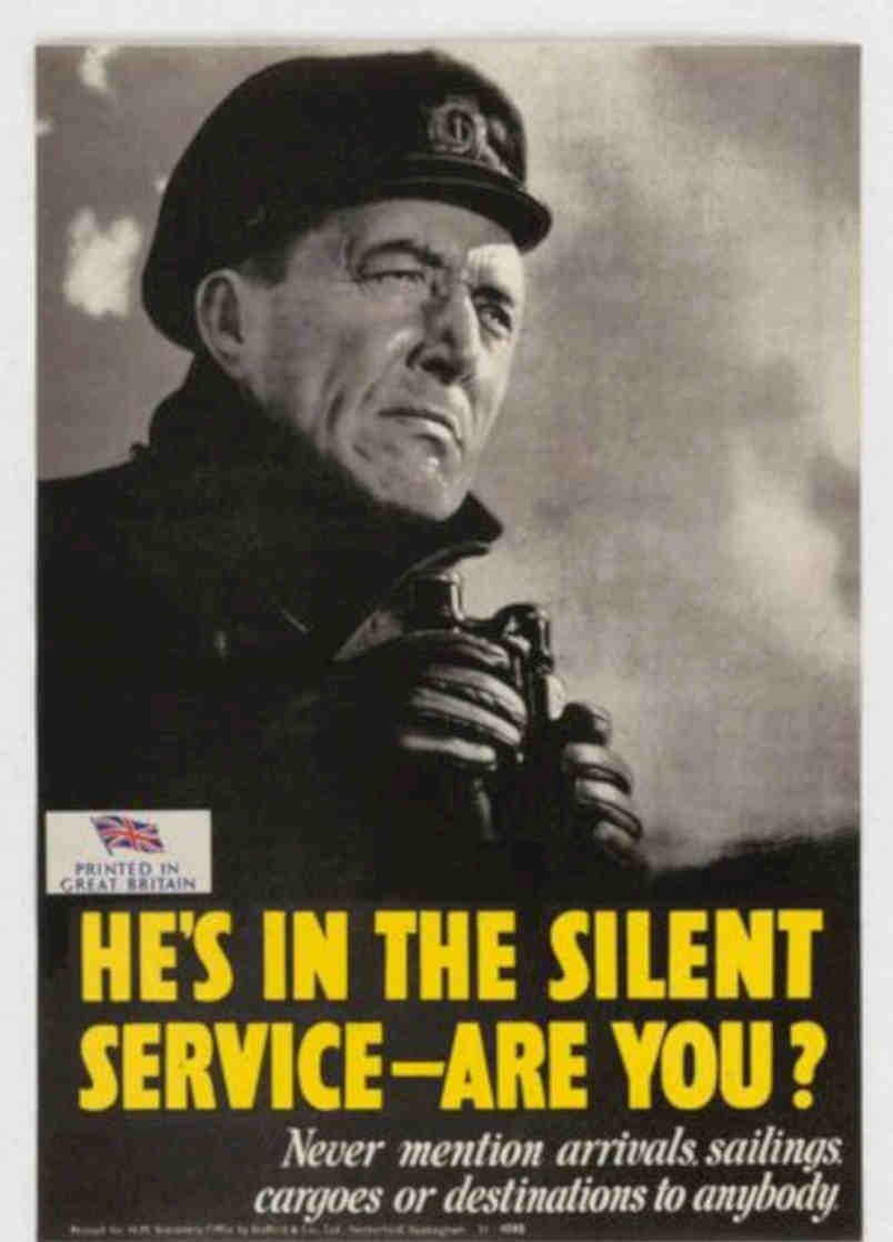Silent Service Sailor Vintage Retro Advert Poster A4 Photo Print