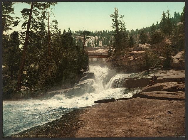 Silver Apron Yosemite Valley Vintage A4 Photo Print