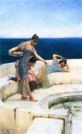 Silver Favorites Alma Tadema A4 Photo Print