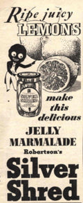 Silver Shred Marmalade 1950s Vintage Retro Advert Poster
