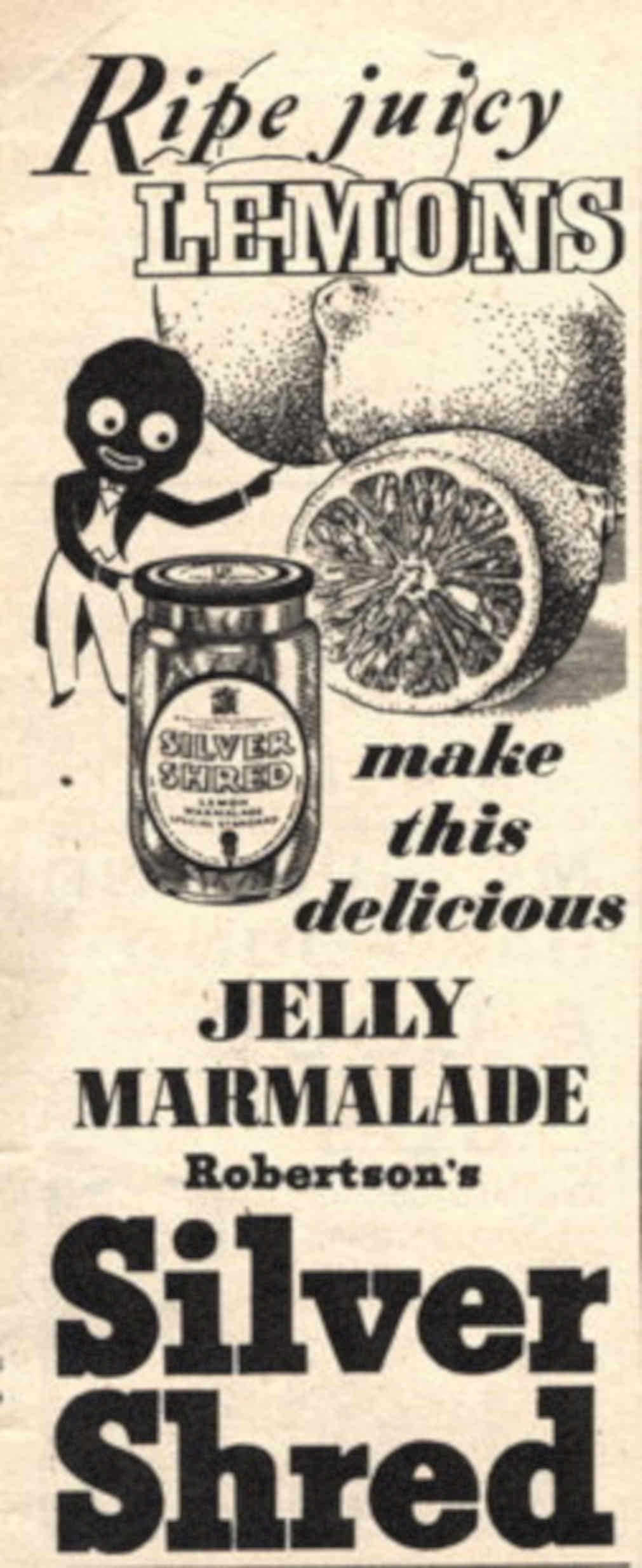 Silver Shred Marmalade 1950s Vintage Retro Advert Poster