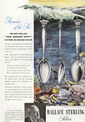 Silver Spoons Seashells Vintage Retro Advert Poster A4 Photo Print