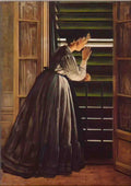 Silvestro Lega la curiosa lega 1 Art A4 Photo Print