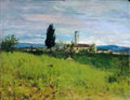 Silvestro Lega lega chiesina di campagna Art A4 Photo Print