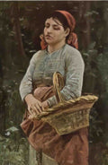 Silvestro Lega lega contadina toscana convertimage Art A4 Photo Print