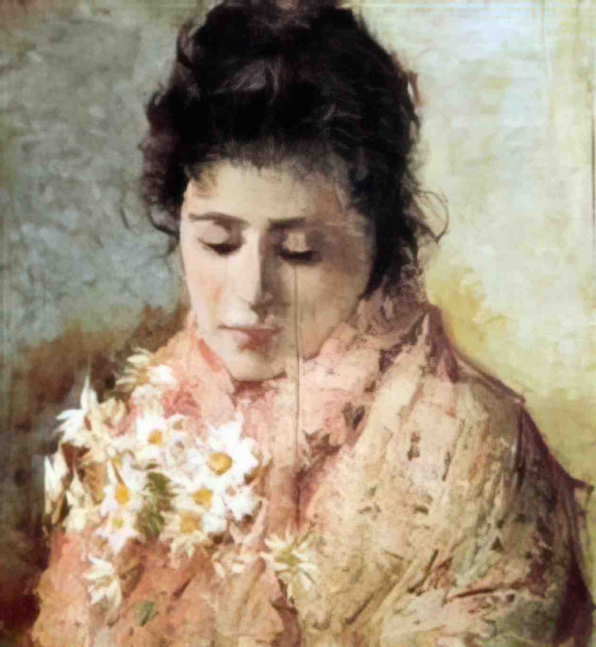 Silvestro Lega portrait of a lady 1882 1 Art A4 Photo Print