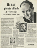 Silvikrin Hair Loss 1940s Vintage Retro Advert Poster