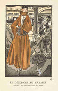 Simeon Fernand 1884 1928 Gazette du Bon Ton 1921 Le Dejeuner au Cabaret A4 Photo Print