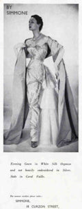 Simmone Gown Stole Vintage Retro Advert Poster A4 Photo Print