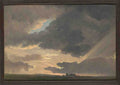 Simon Denis Sunset in the Roman Campagna A4 Photo Print