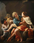 Simon Vouet loth and his daughters mg 0028 Art A4 Photo Print