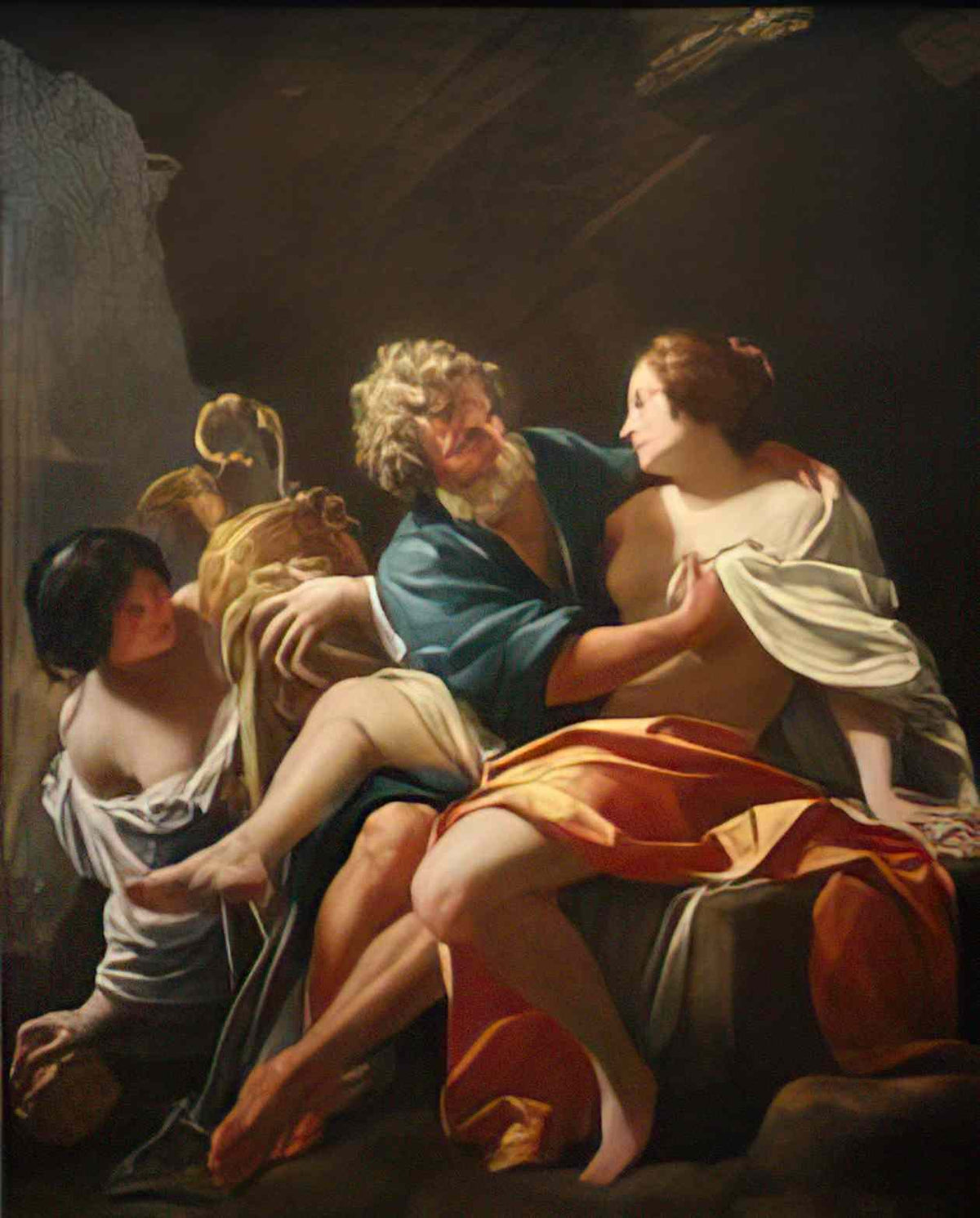 Simon Vouet loth and his daughters mg 0028 Art A4 Photo Print
