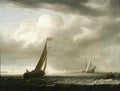 Simon de Vlieger a squally day in a dutch estuary c 1645 Art A4 Photo Print