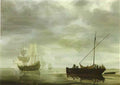 Simon de Vlieger frigate giving a salute 1648 Art A4 Photo Print