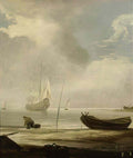 Simon de Vlieger sea piece a calm Art A4 Photo Print