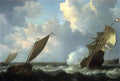 Simon de Vlieger simon de vlieger marine met nederlandse schepen Art A4 Photo Print