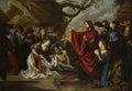 Simon de Vos The Raising of Lazarus A4 Photo Print