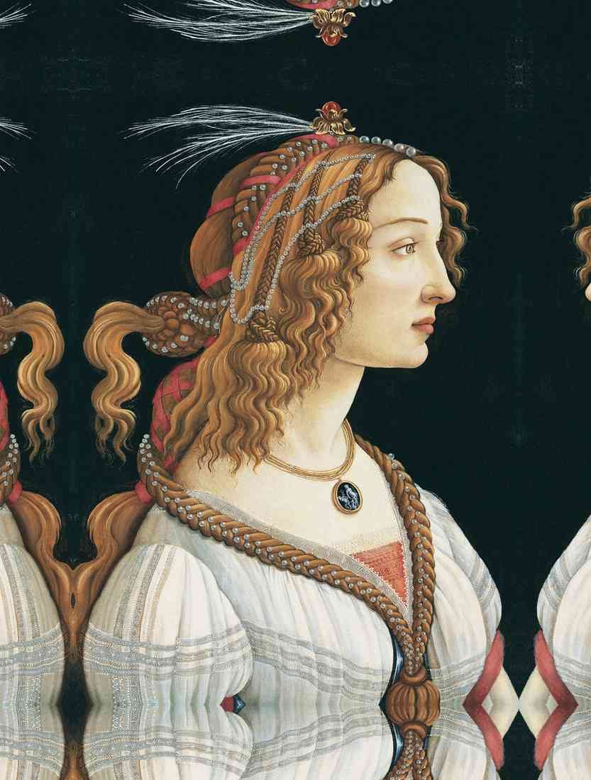 Simonetta Vespucci Botticelli A4 Photo Print