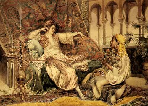 Simonetti Ettore The Serenade In The Palace A4 Photo Print