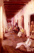 Simoni Gustavo A Street In Baskra Alegria A4 Photo Print