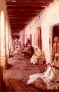Simoni Gustavo A Street In Baskra A4 Photo Print