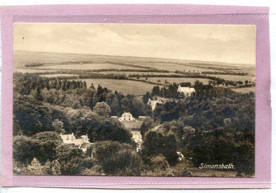 Simonsbath Somerset Vintage A4 Photo Print