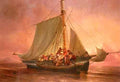 Simonsen Niels The Pirates Attack  A4 Photo Print