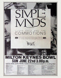 Simple Minds Concert 1 Vintage Retro Advert Poster A4 Photo Print