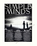 Simple Minds Concert 2 Vintage Retro Advert Poster A4 Photo Print