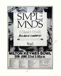 Simple Minds Milton Vintage Retro Advert Poster A4 Photo Print