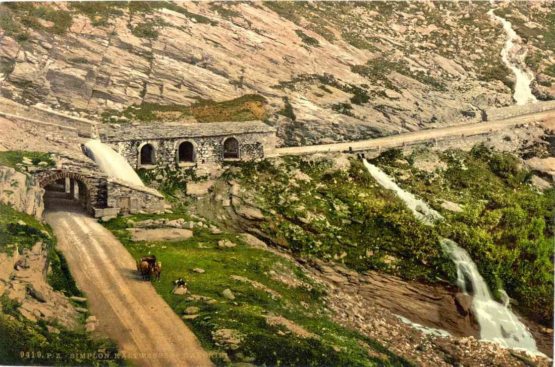 Simplon Pass Valais Alps 07890u A4 Photo Print