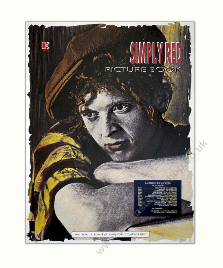 Simply Red Book Vintage Retro Advert Poster A4 Photo Print