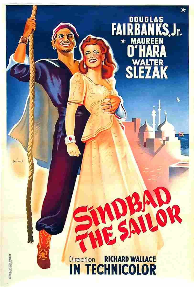 Sinbad the Sailor 02  film star poster A4 Photo Print