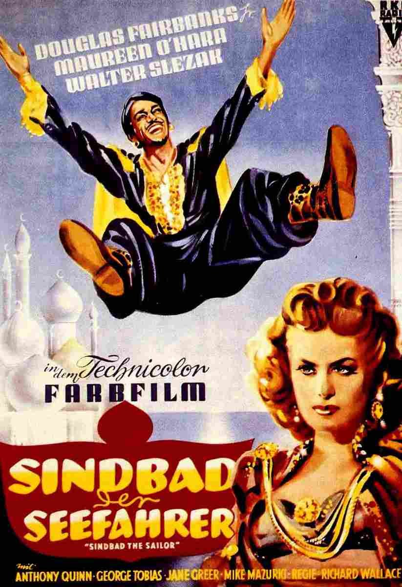 Sinbad the Sailor 05  film star poster A4 Photo Print